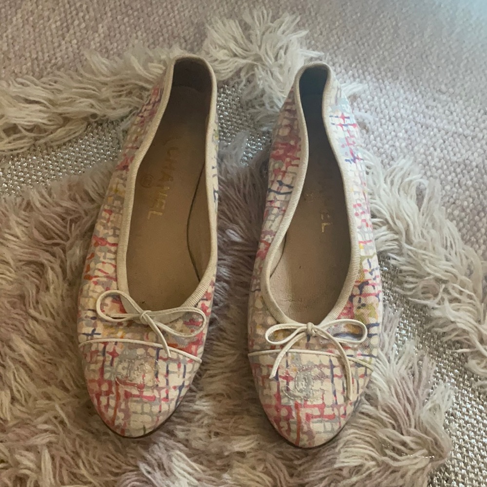 COPY - Chanel Pastel Flats Sz 37